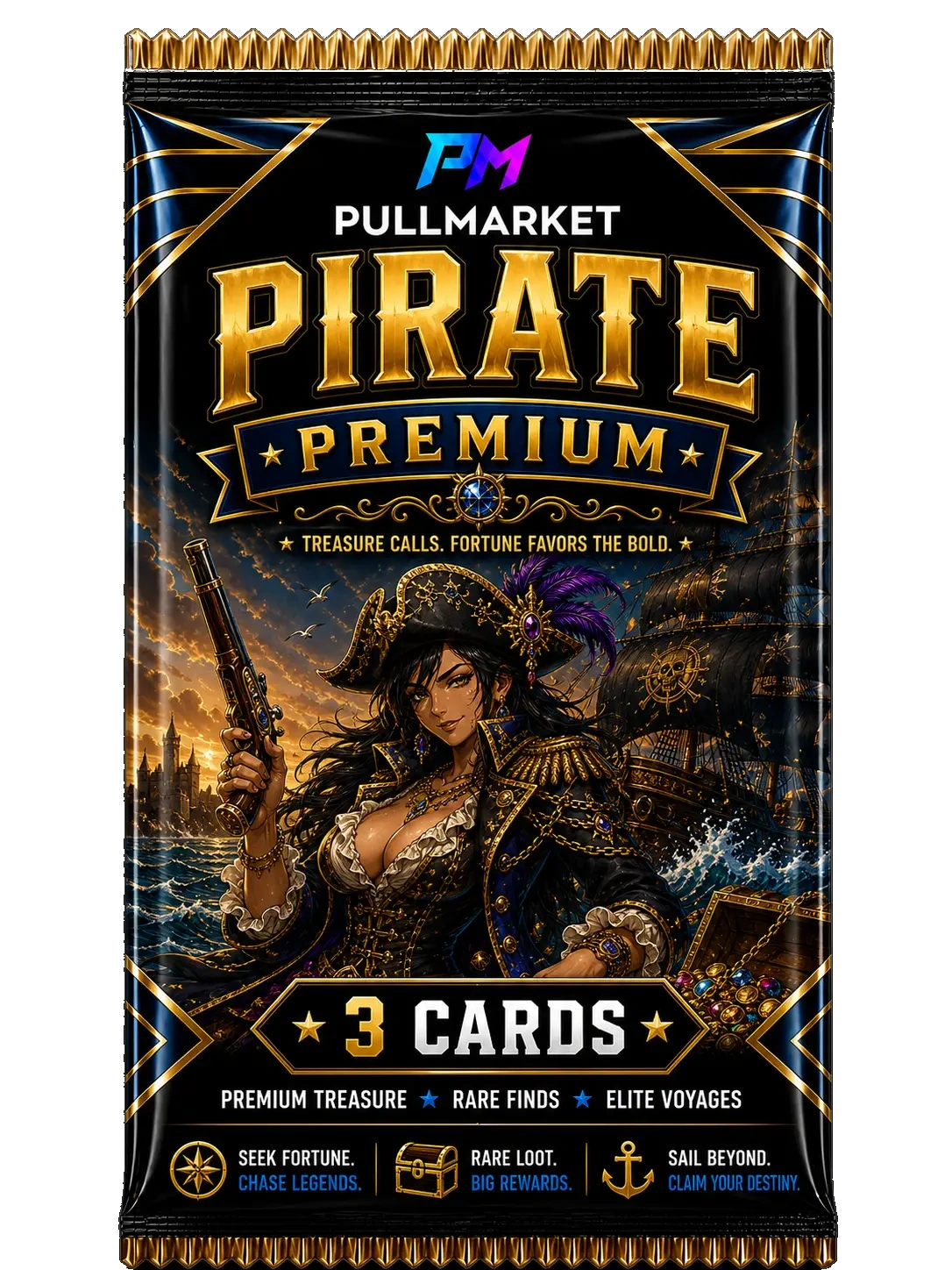 Pirate Premium (One Piece) - 3 Cards artwork